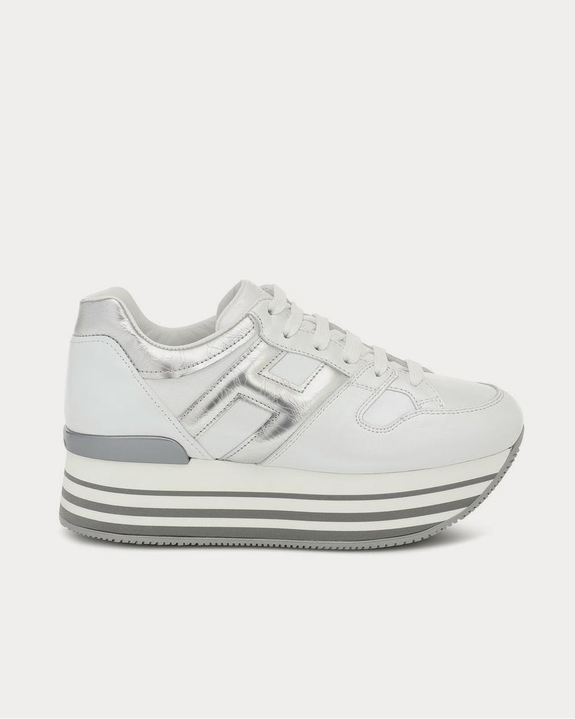 Maxi H222 leather platform Grey Low Top Sneakers