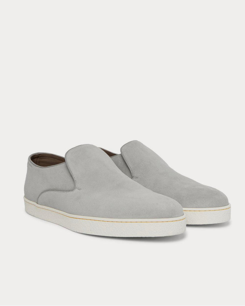 Haven Suede Slip-On Gray low top sneakers