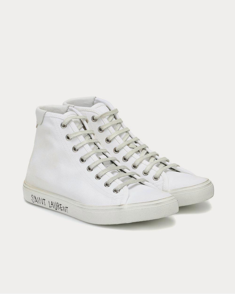 Malibu canvas Blacn Optique High Top Sneakers