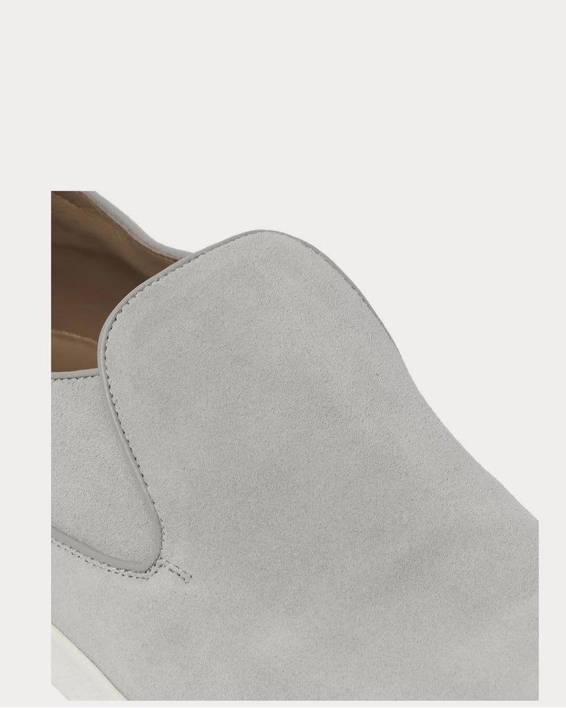 Haven Suede Slip-On Gray low top sneakers