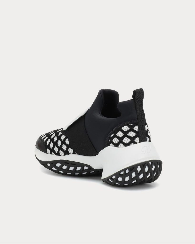 Viv' Run Nero + Bianco Low Top Sneakers