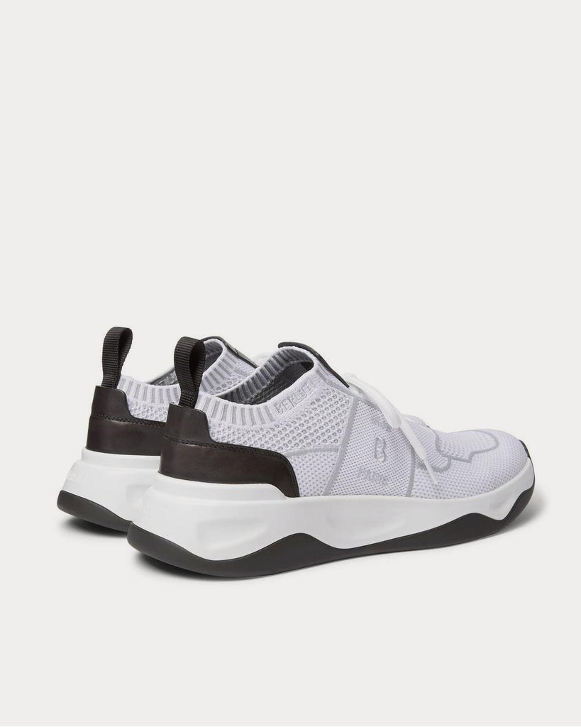 Leather-Trimmed Mesh White low top sneakers