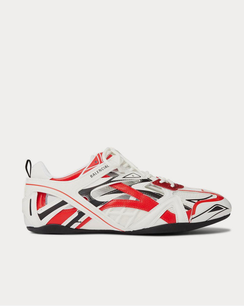 Drive Mesh and Rubber White low top sneakers