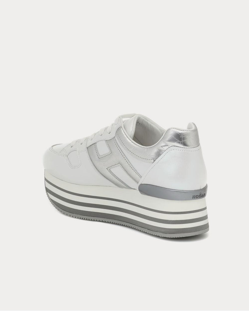 Maxi H222 leather platform Grey Low Top Sneakers