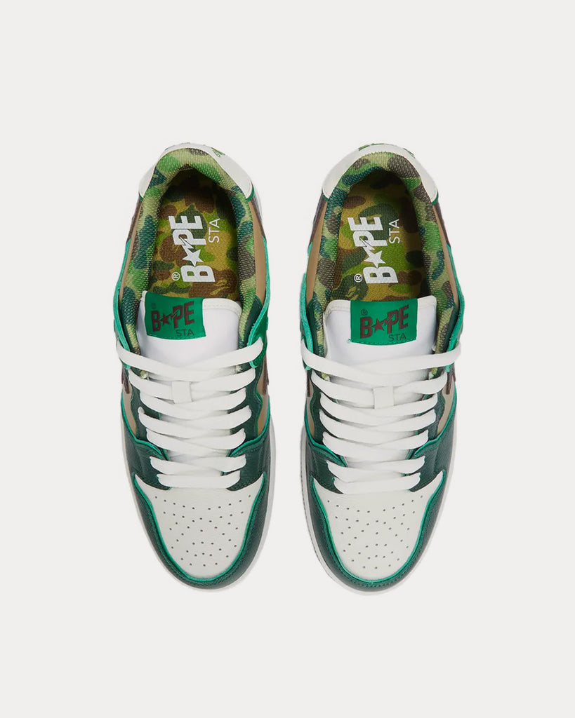 SK8 Sta ABC Camo Green Low Top Sneakers