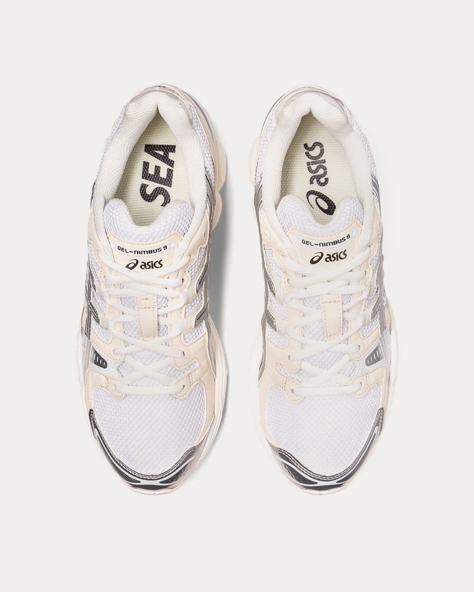 Asics x WIND AND SEA GEL-Nimbus 9 White / Pure Silver Running