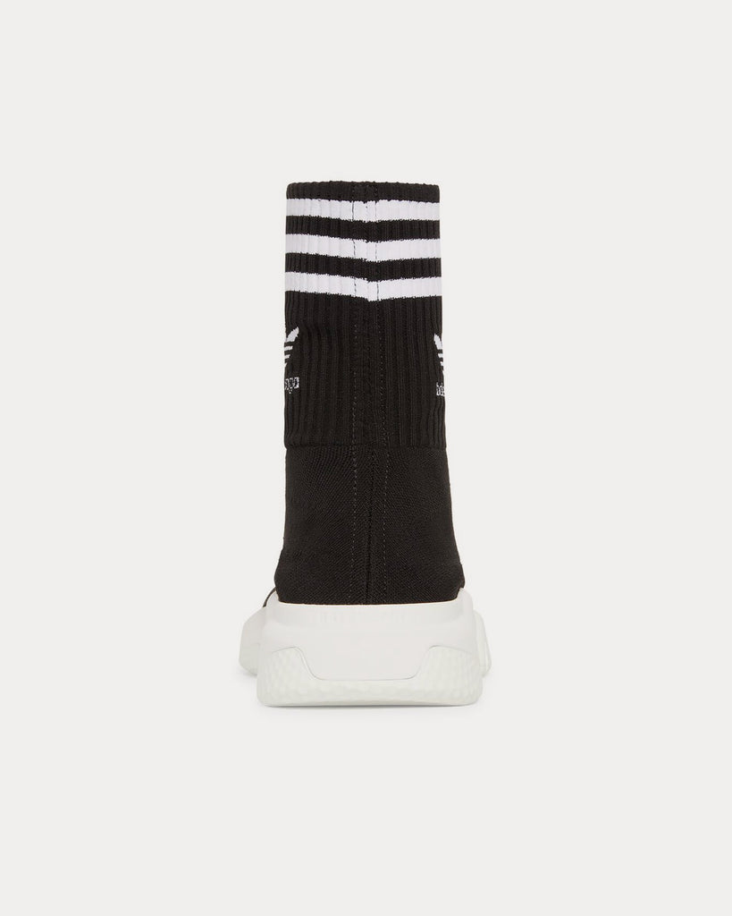 Speed Knit Black High Top Sneakers
