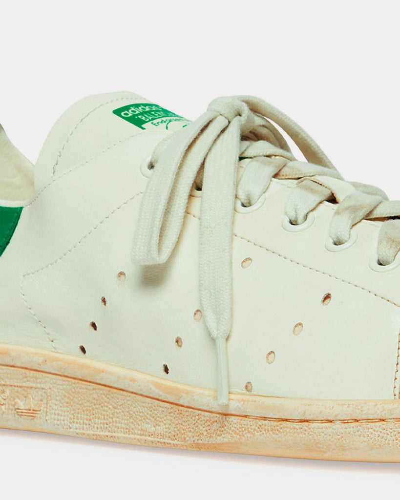 Stan Smith Worn-Out Off-White / Green Low Top Sneakers