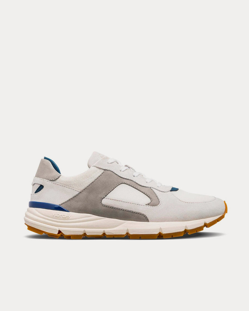 Edwin White Blue Camel Sneakers