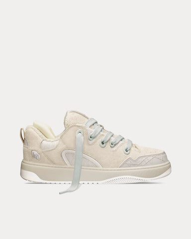 Dior x ERL B9S Skater Limited And Numbered Edition Lilac Suede and Dior Oblique Jacquard Low Top Sneakers