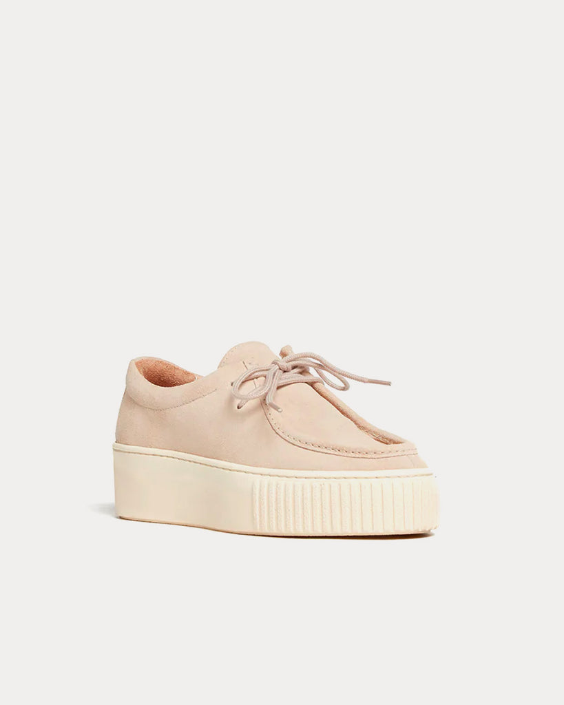 Fontaina Beige Low Top Sneakers