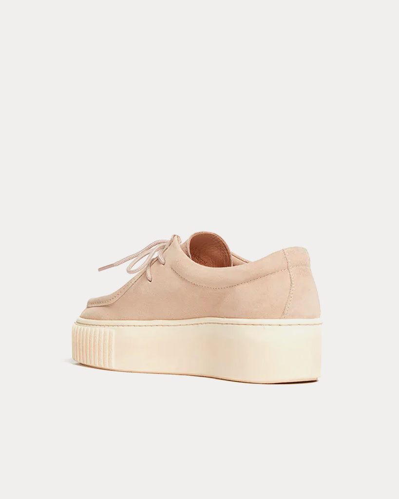 Fontaina Beige Low Top Sneakers