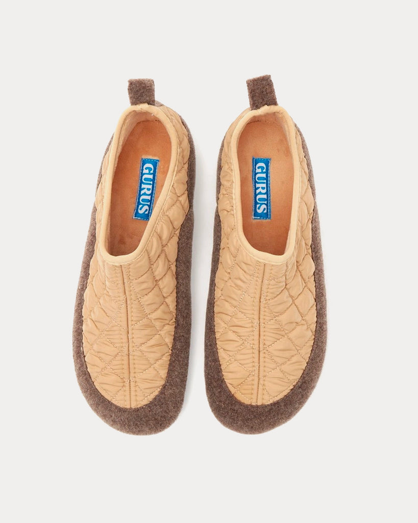 Valencia Brown Slip Ons