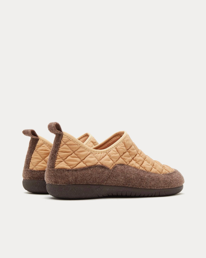 Valencia Brown Slip Ons