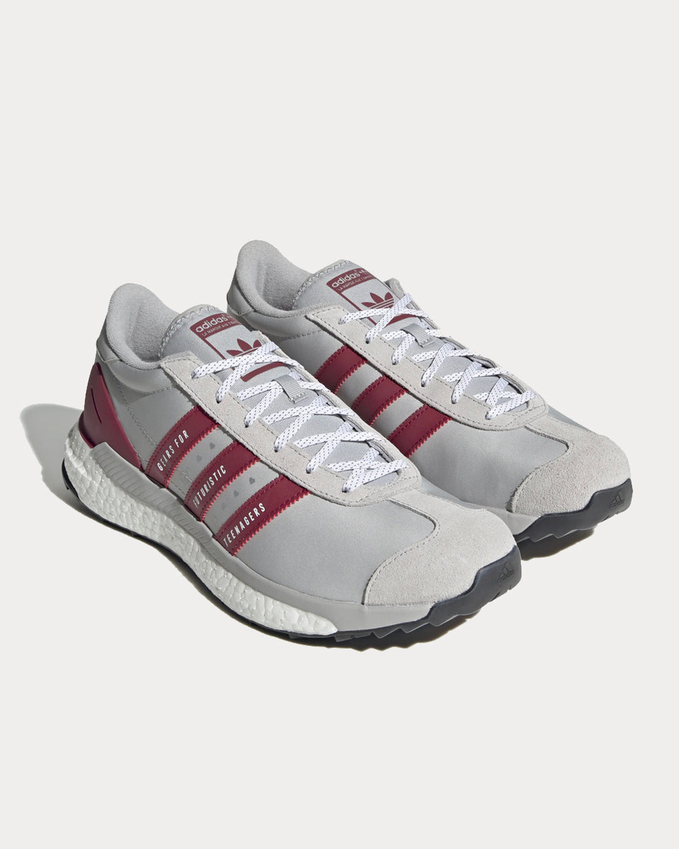 Adidas x Human Made Country Grey Two Collegiate Burgundy Core