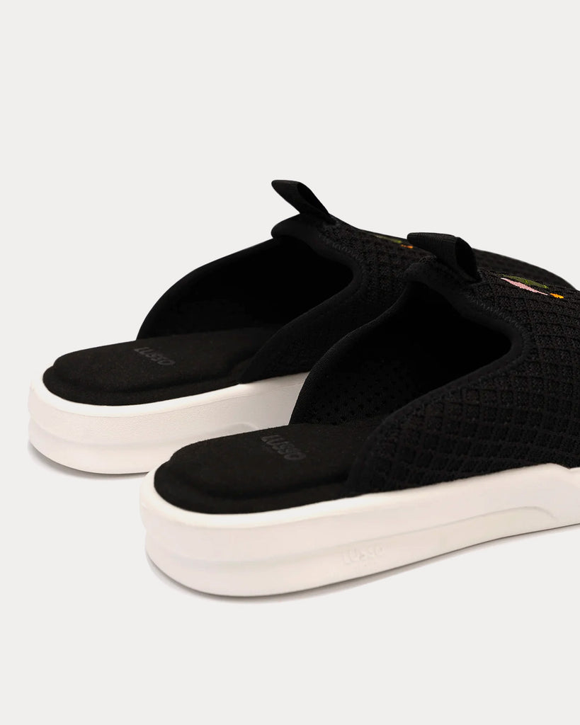 x Jolie Pelli Black Slip Ons