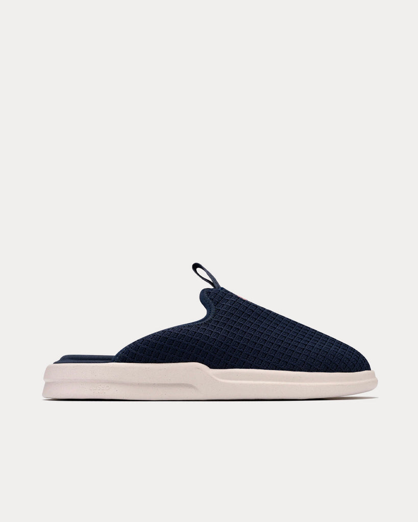 x Jolie Pelli Navy Slip Ons