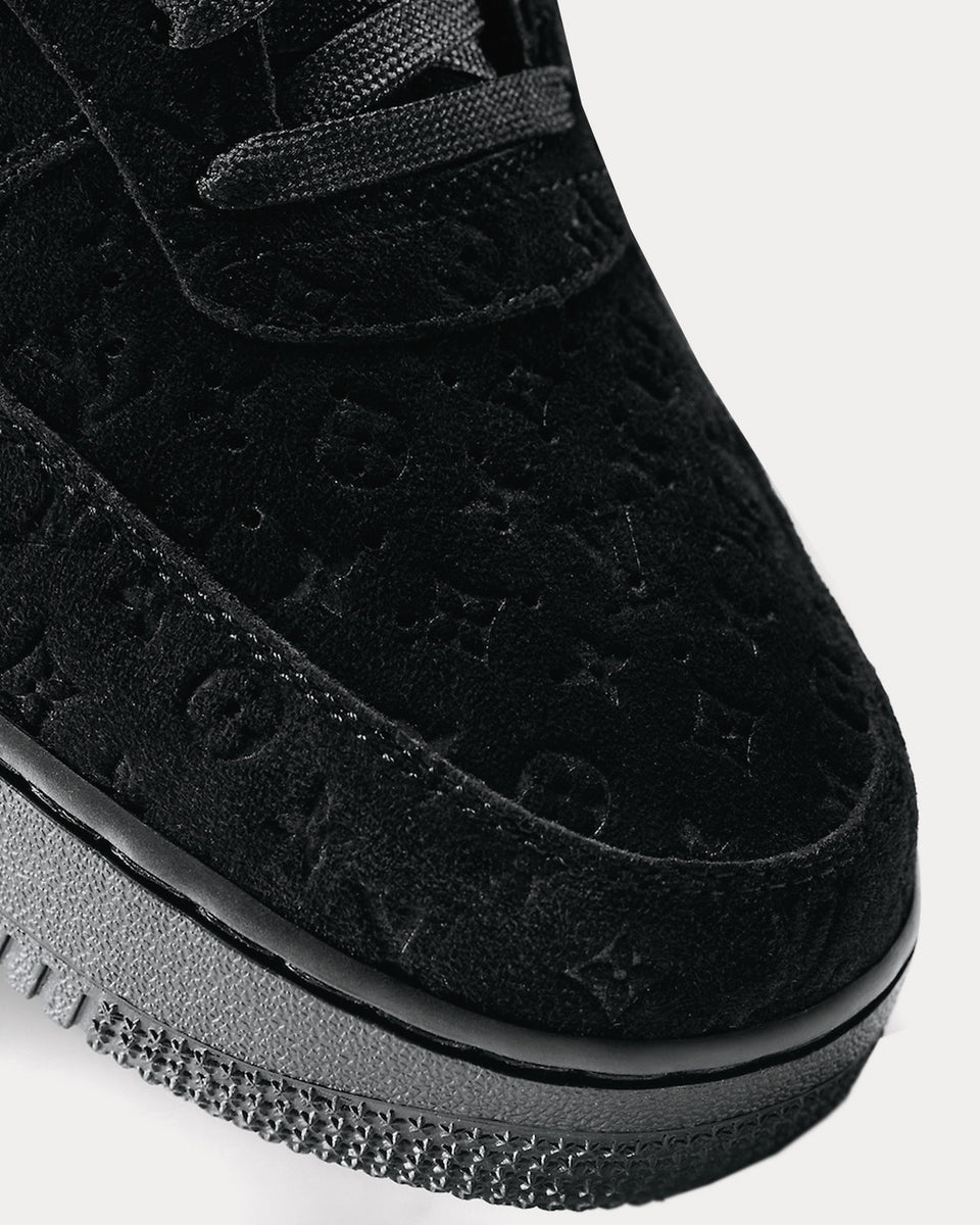 Louis Vuitton Nike Air Force 1 Low By Virgil Abloh Black Anthracite — Kick  Game