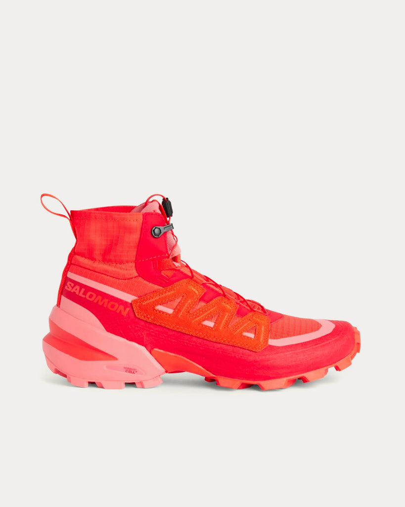 Cross High Orange High Top Sneakers