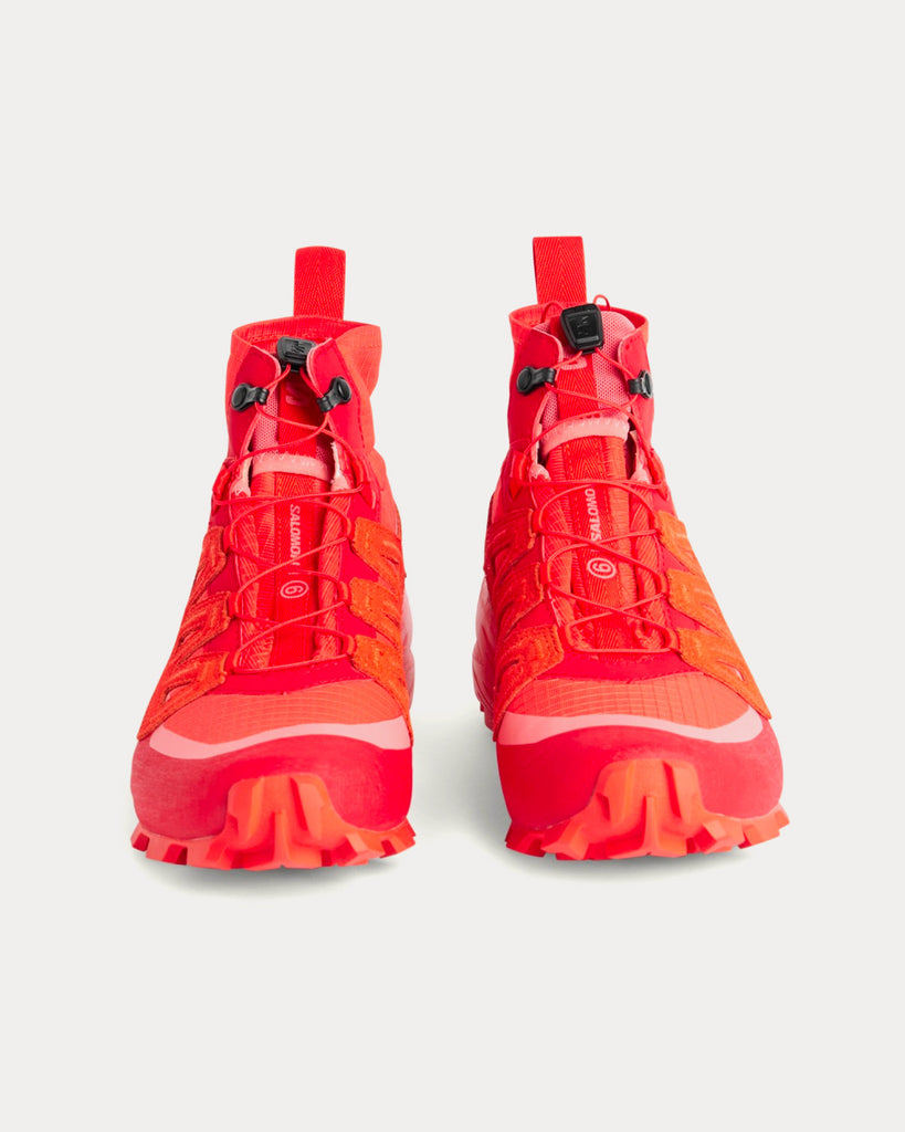 Cross High Orange High Top Sneakers