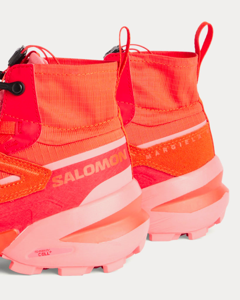 Cross High Orange High Top Sneakers
