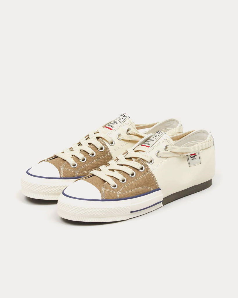 New Bowling Shoes Khaki / White Low Top Sneakers