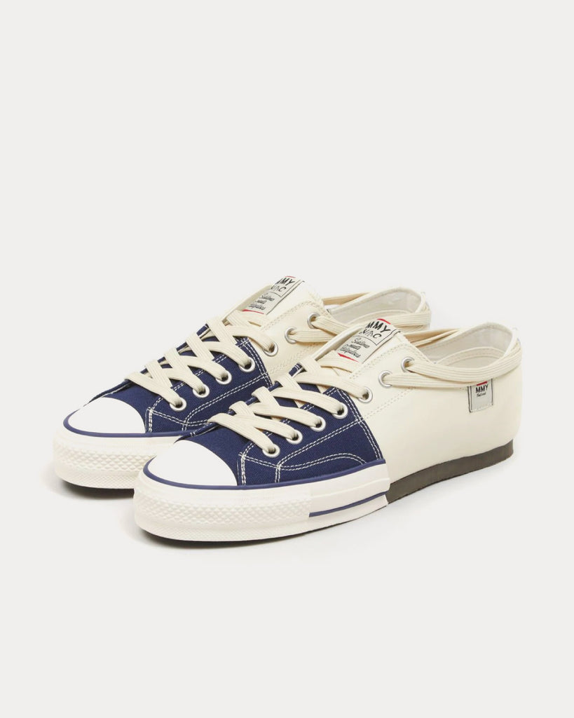 New Bowling Shoes Navy / White Low Top Sneakers