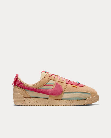 Nike x Union Cortez SP Sesame / Pink Clay / Dutch Green Low Top Sneakers