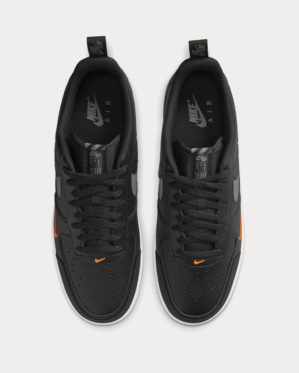 Nike Air Force 1 LV8 Black / Total Orange / White / Smoke Grey Low Top  Sneakers - Sneak in Peace