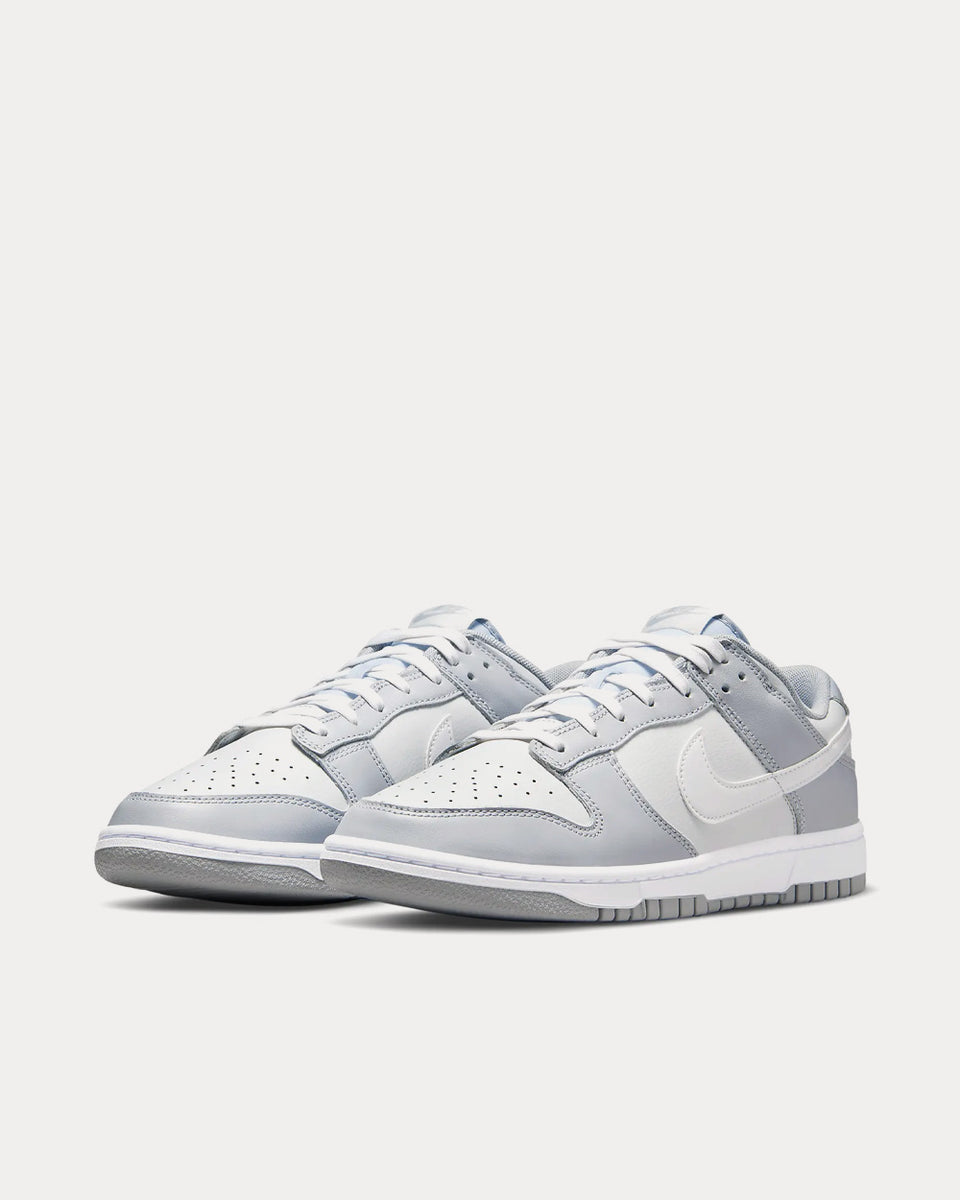 Al frente medios de comunicación privado Nike Dunk Low Retro 'Two Tone Grey' Pure Platinum / Wolf Grey / White Low  Top Sneakers - Sneak in Peace