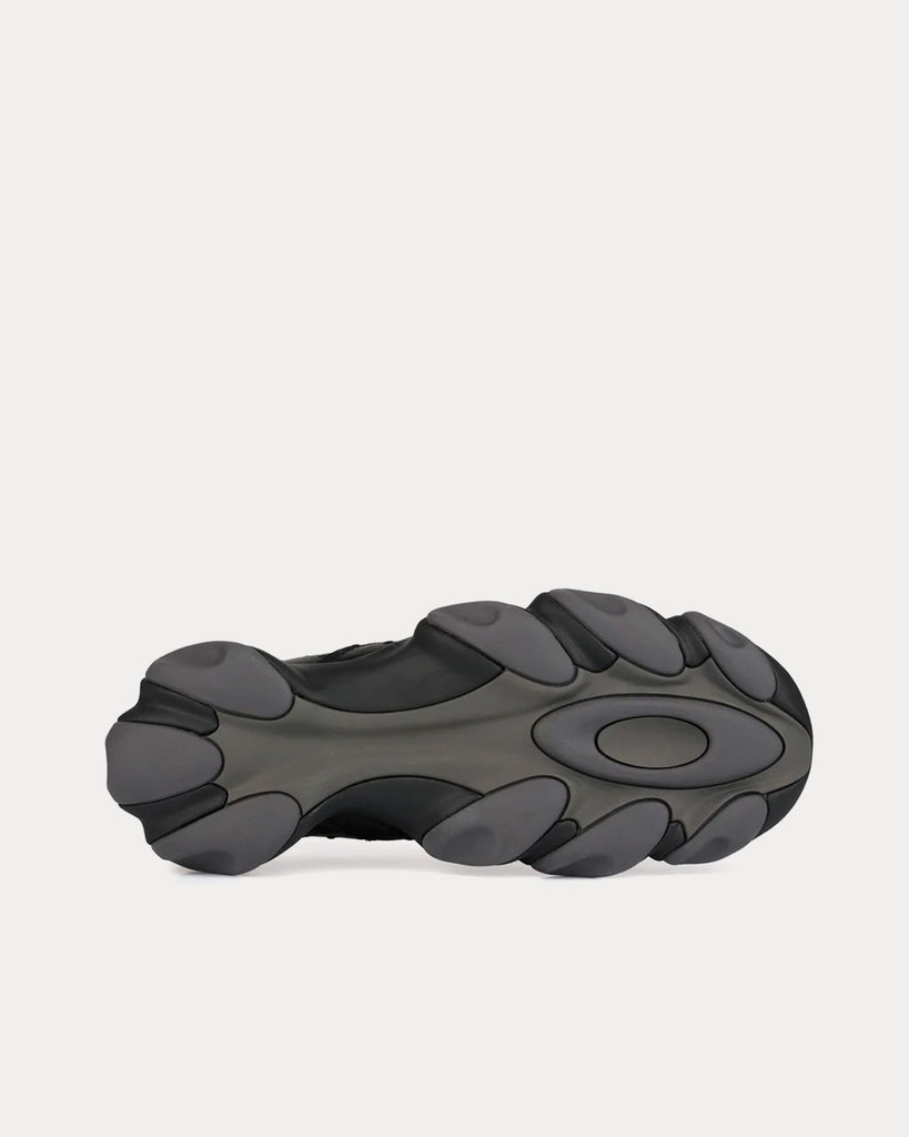 Factory Team Flesh Black Ostrich Slip On Sneakers