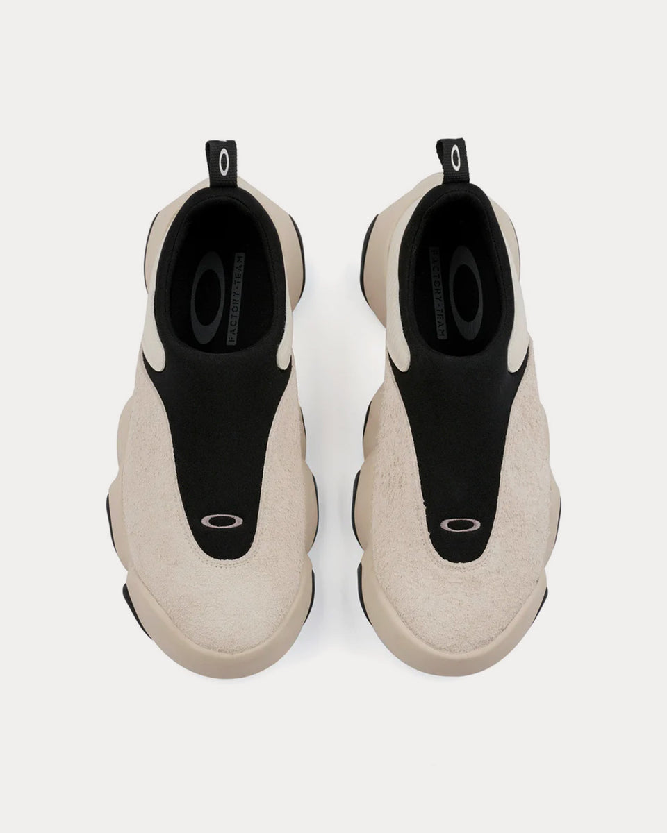 Oakley x Brain Dead Factory Team Flesh Milk / Black Slip On Sneakers