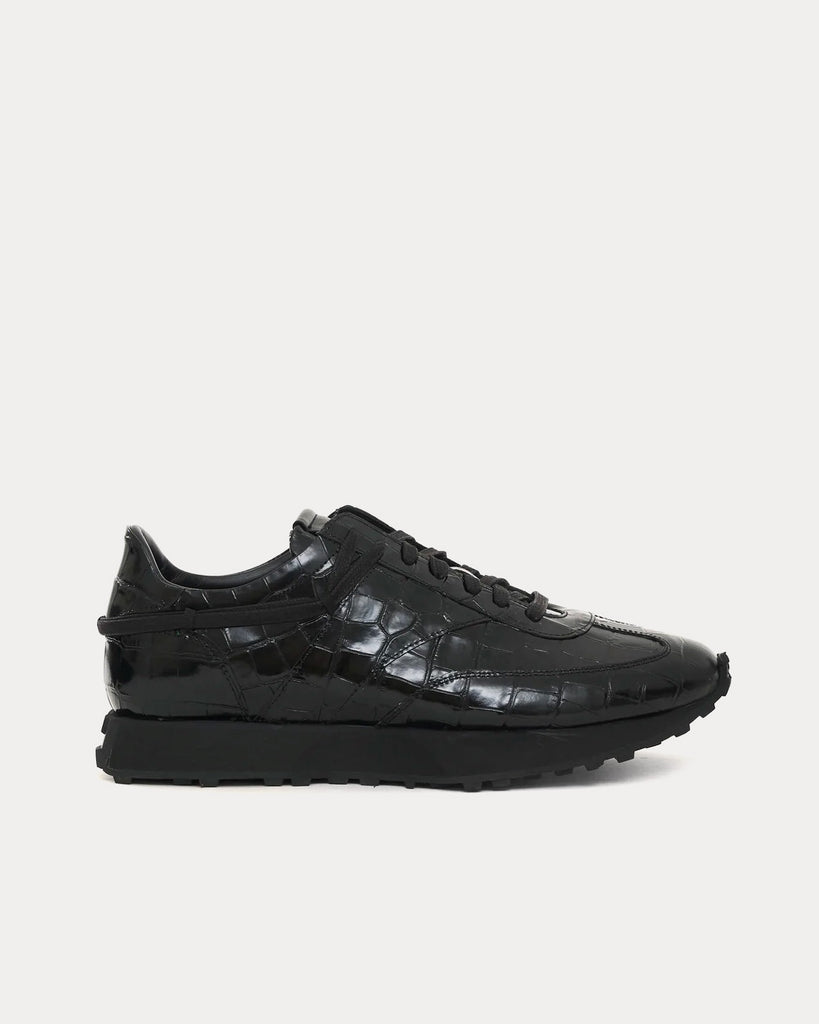 Croc Runner Black Low Top Sneakers