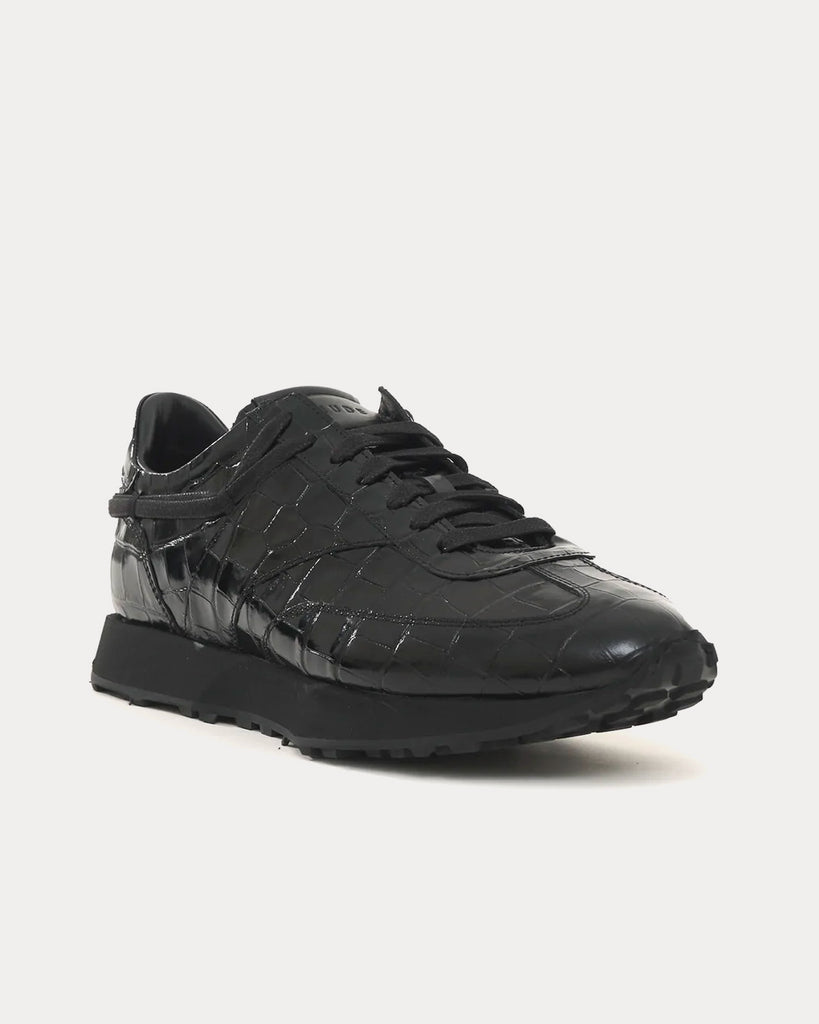 Croc Runner Black Low Top Sneakers