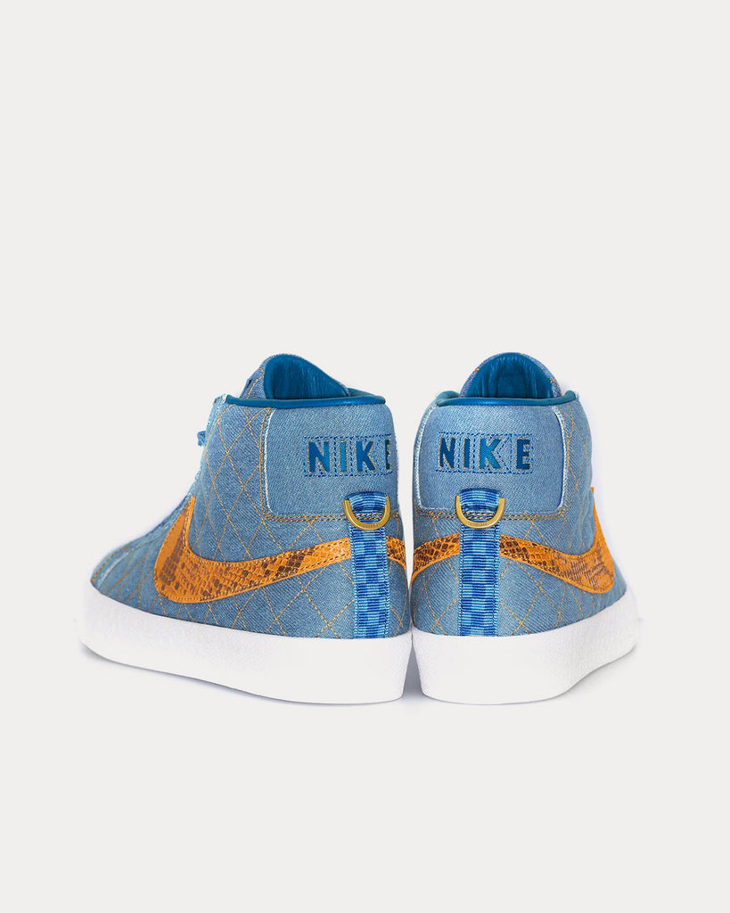 SB Blazer Mid Denim High Top Sneakers