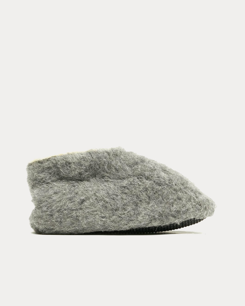 Skipper Wool Boot Grey Slip Ons