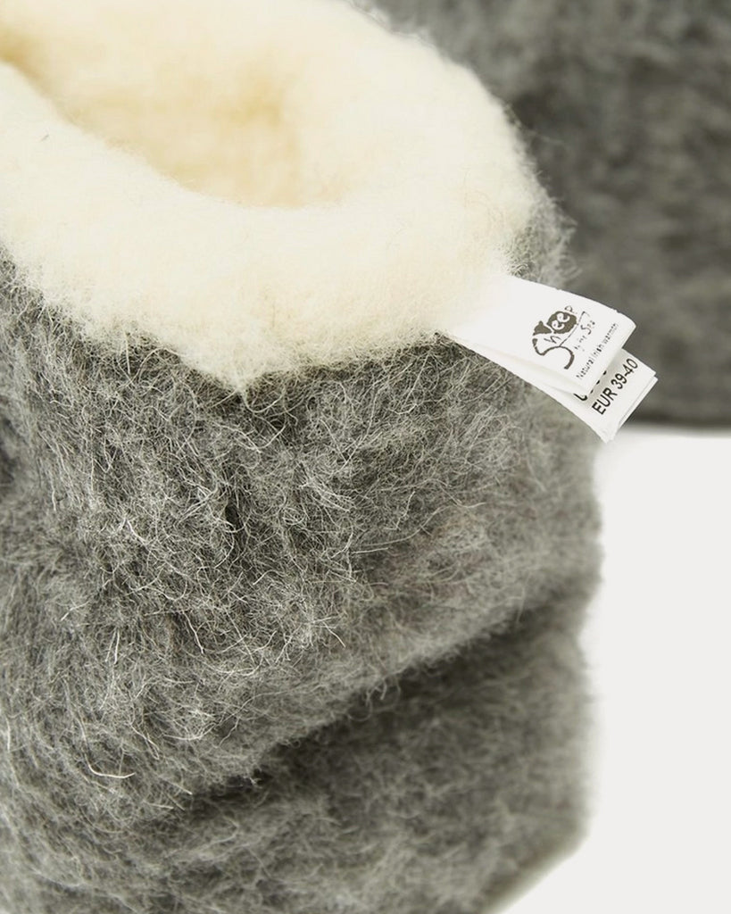 Skipper Wool Boot Grey Slip Ons