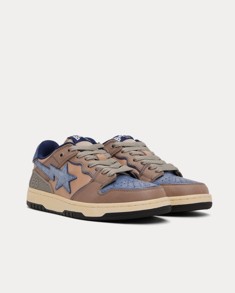 Sk8 Sta Navy / Taupe Low Top Sneakers
