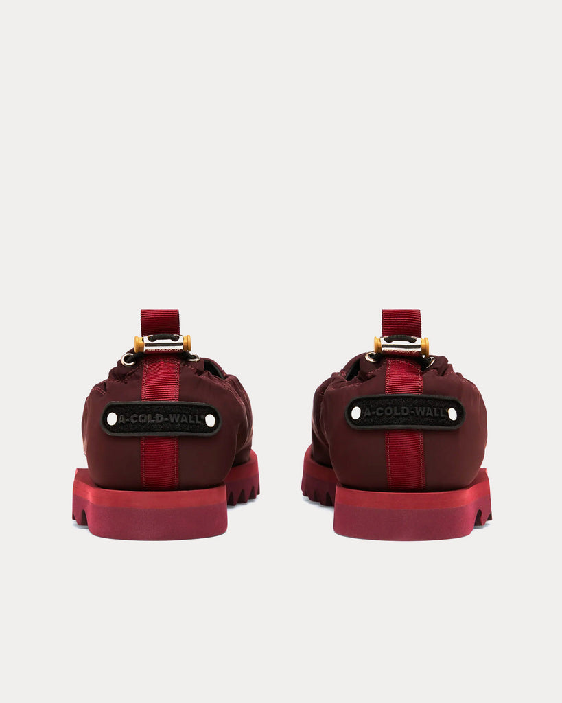 Nylon Loafers Red Slip Ons