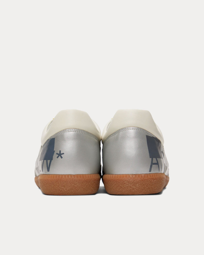 Shard Track Off-White / Silver Low Top Sneakers