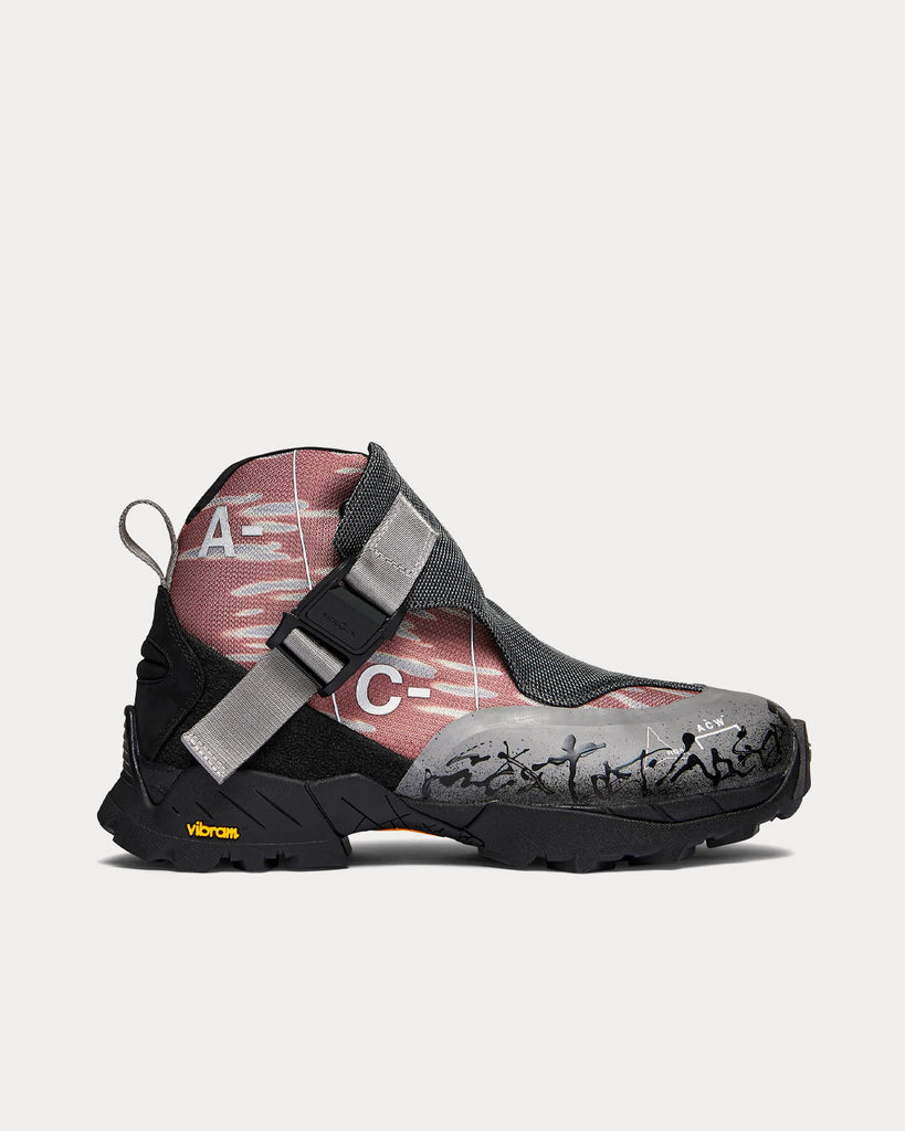 Andreas Hiking Burnt Red / Black High Top Sneakers
