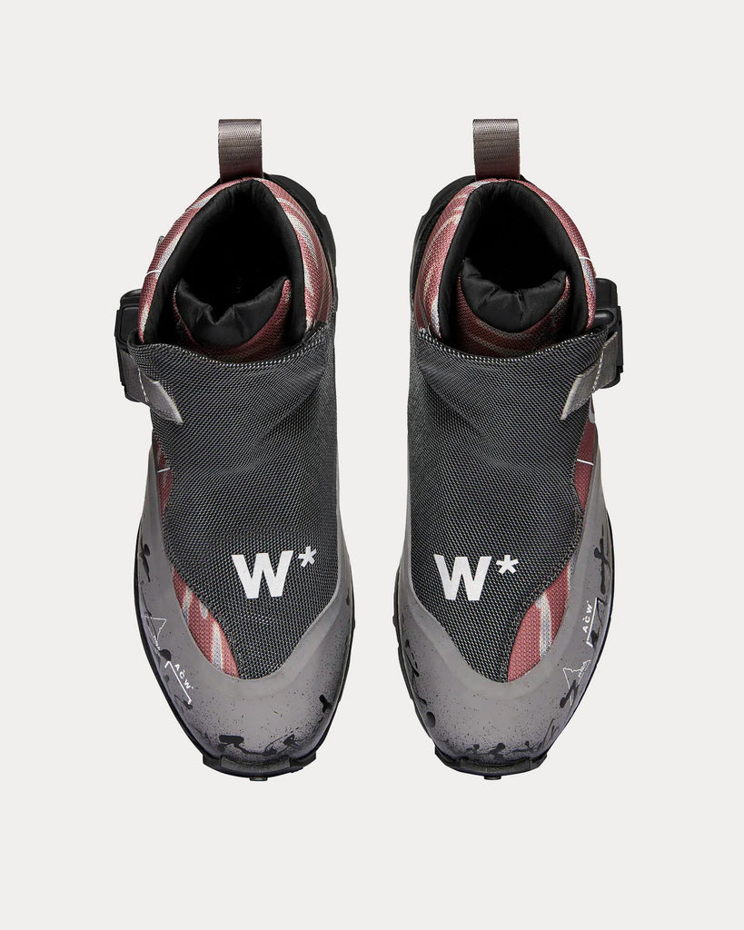 Andreas Hiking Burnt Red / Black High Top Sneakers