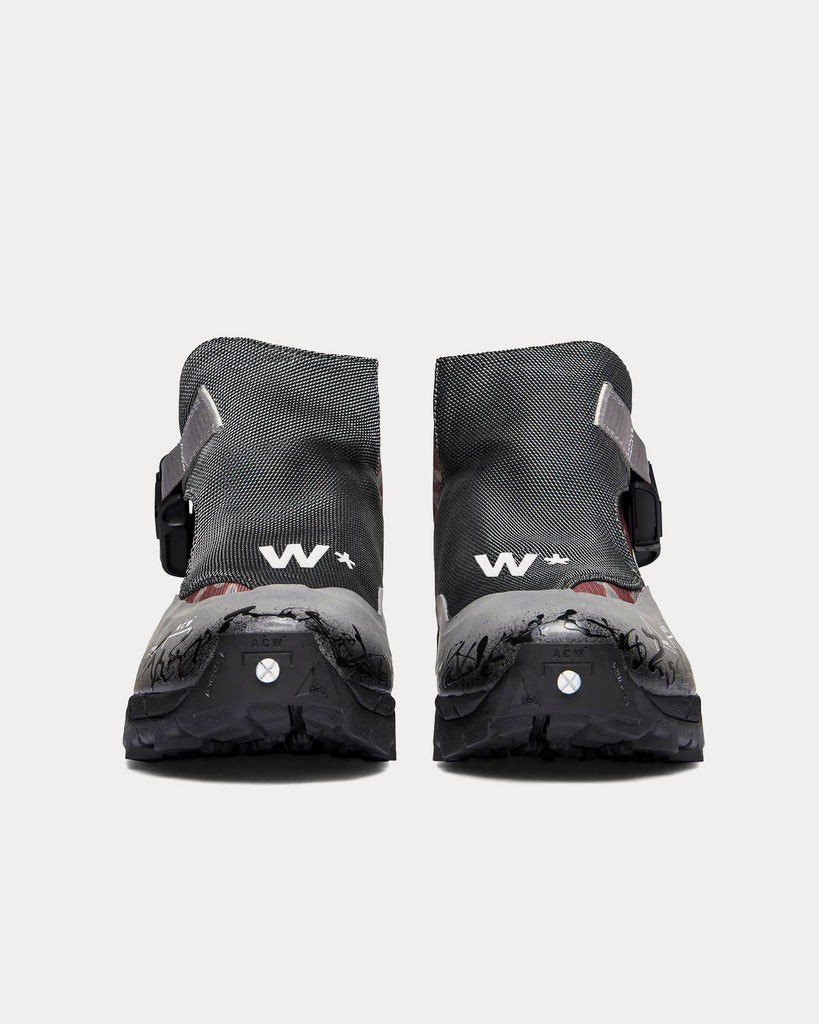 Andreas Hiking Burnt Red / Black High Top Sneakers