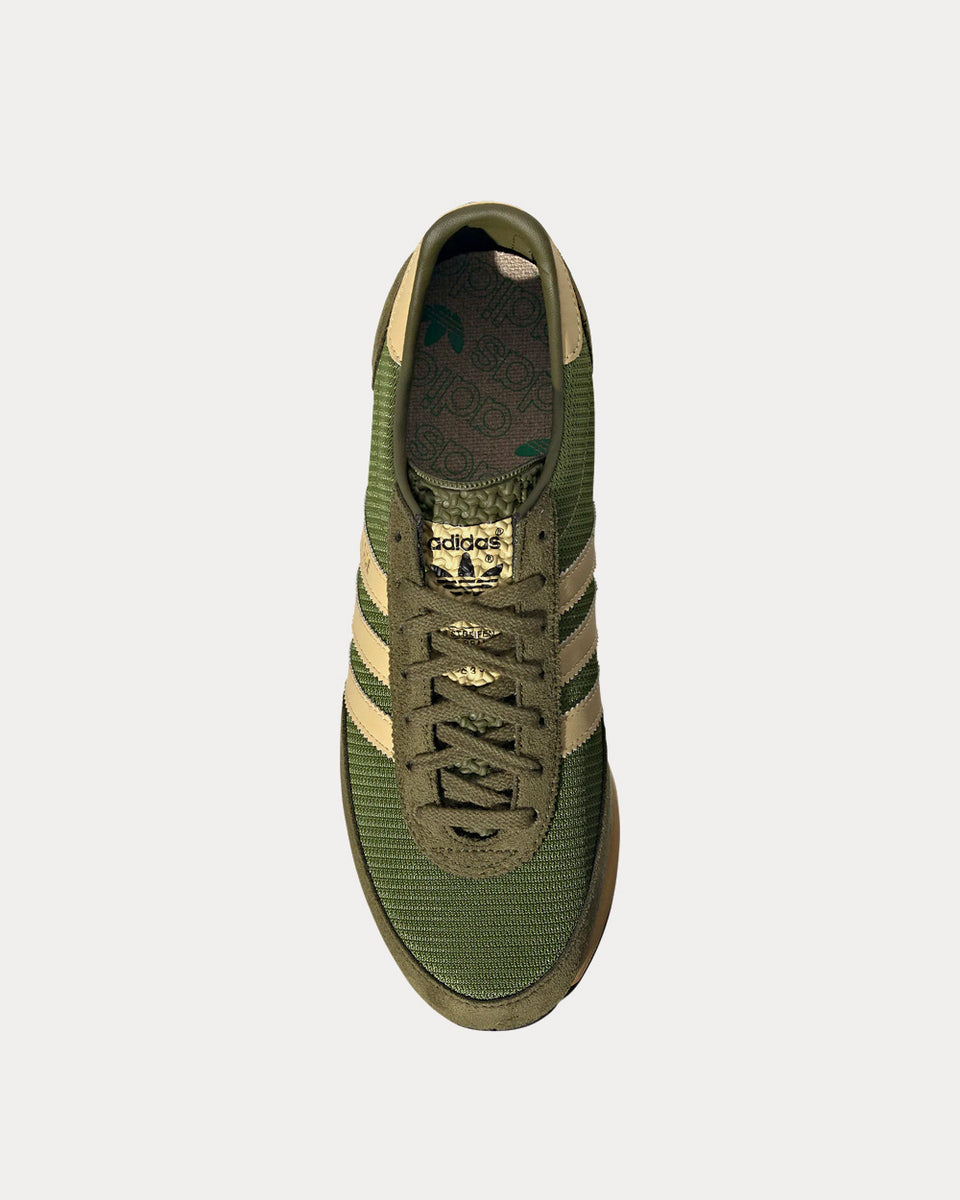 Adidas jeans trace top green