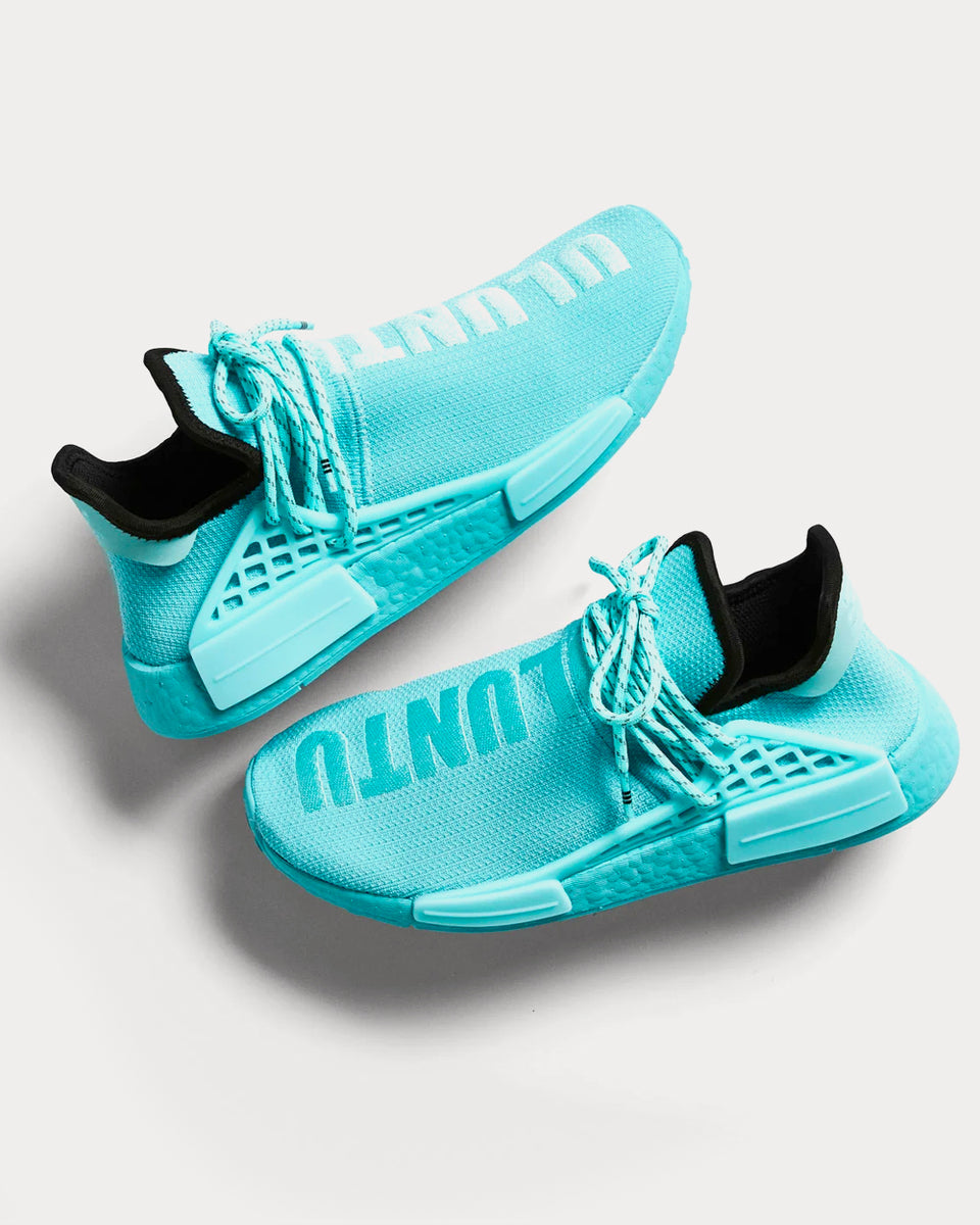 kapillærer kylling protein Adidas x Pharrell Williams HU NMD Clear Aqua / Light Aqua / Black Low Top  Sneakers - Sneak in Peace