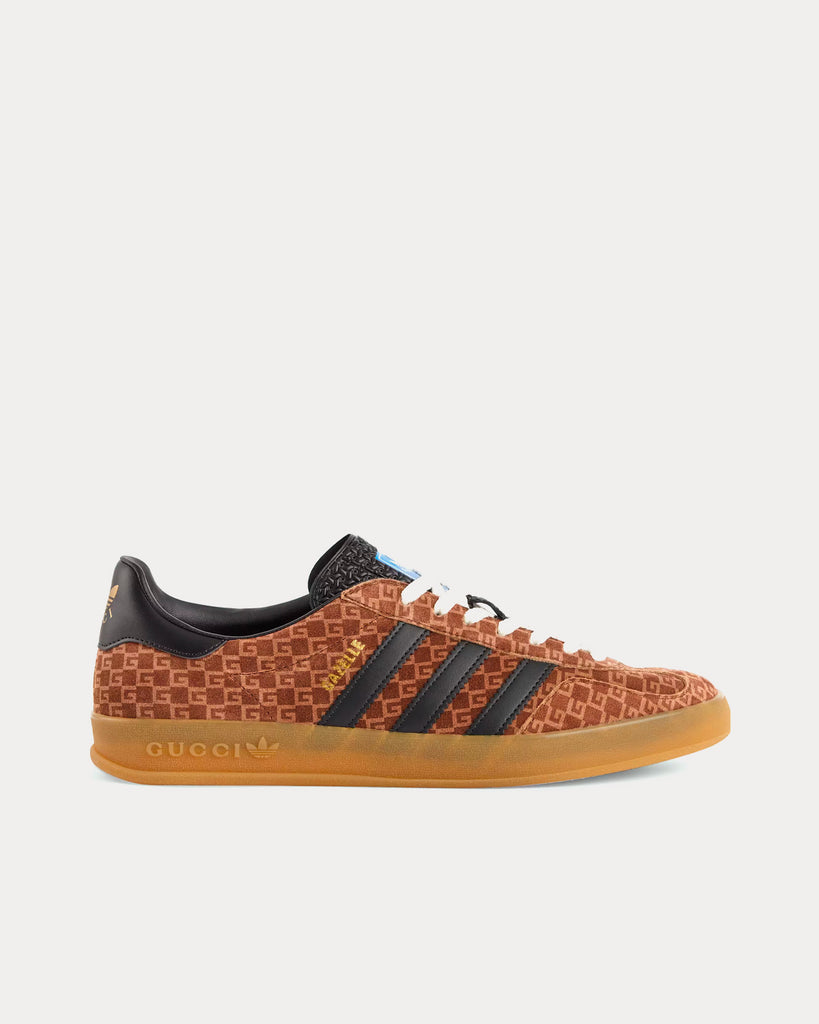 Gazelle Brown Suede Low Top Sneakers