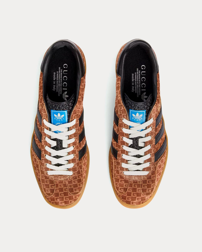 Gazelle Brown Suede Low Top Sneakers