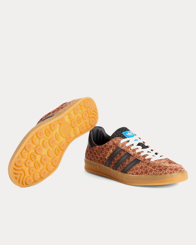 Gazelle Brown Suede Low Top Sneakers