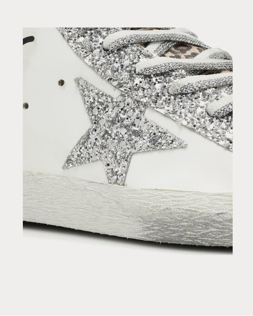 Francy sequined high-top White High Top Sneakers