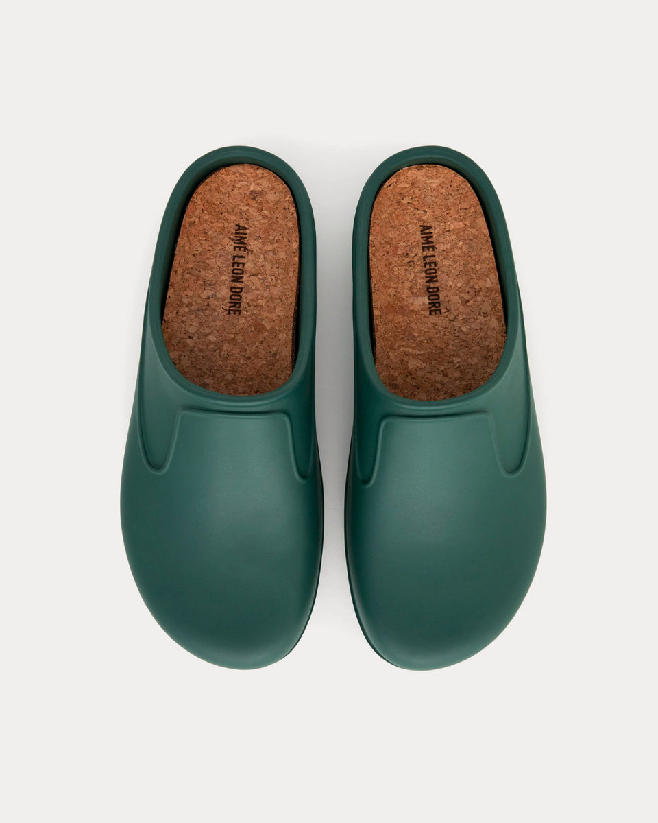 Aime Leon Dore Garden Mule Green Slip Ons - Sneak in Peace